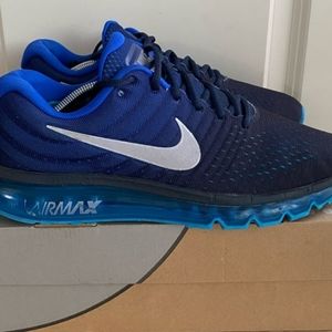 Nike Air Max 2017 Blue Obsidian Men Sneakers Running Shoe